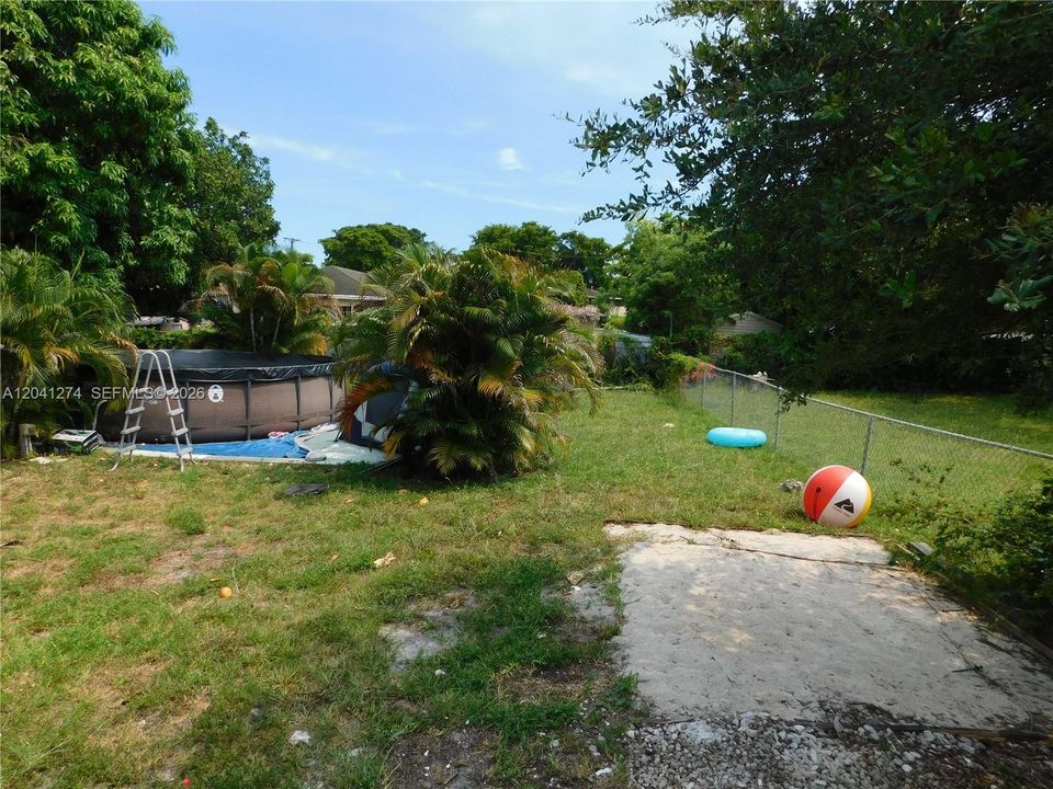 backyard is shared