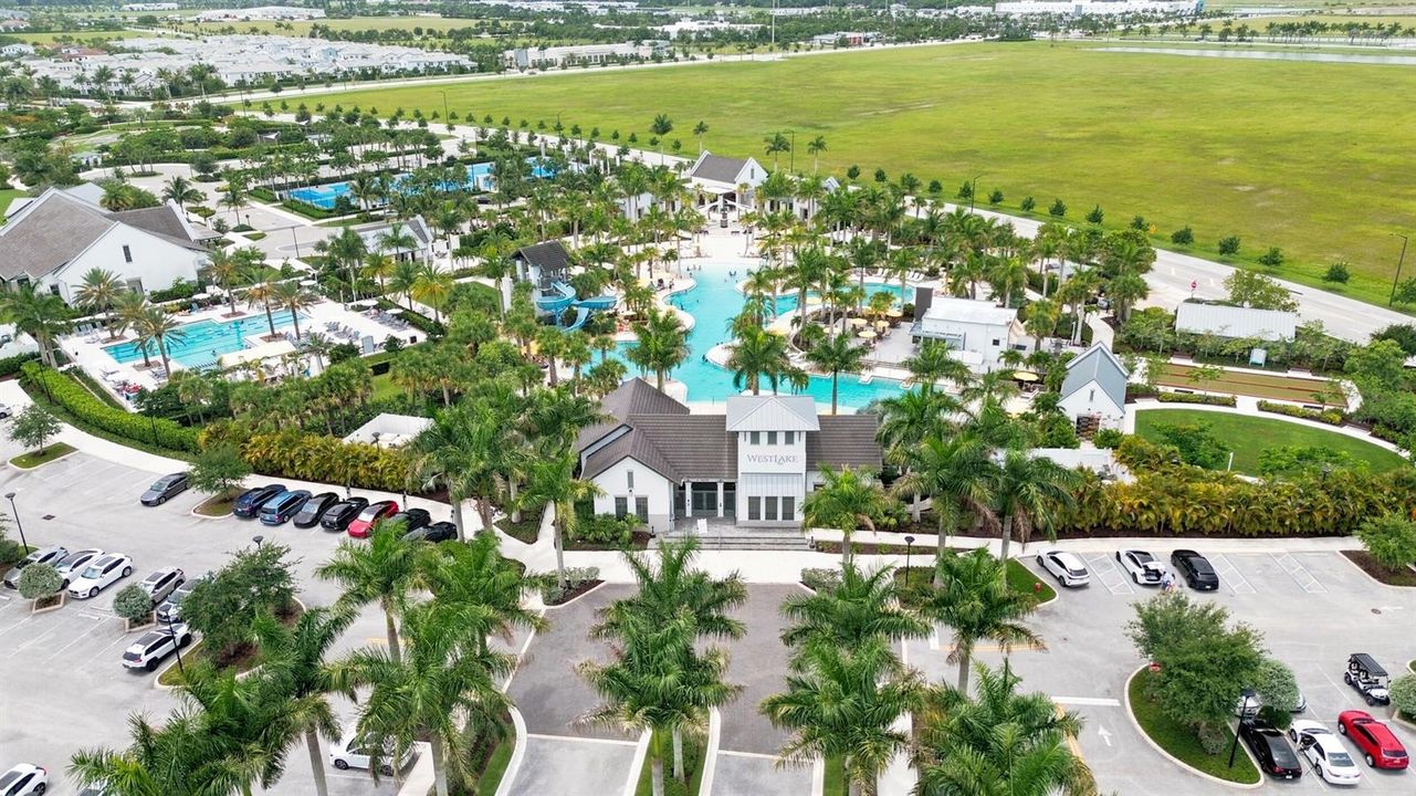 aerial of adventure park