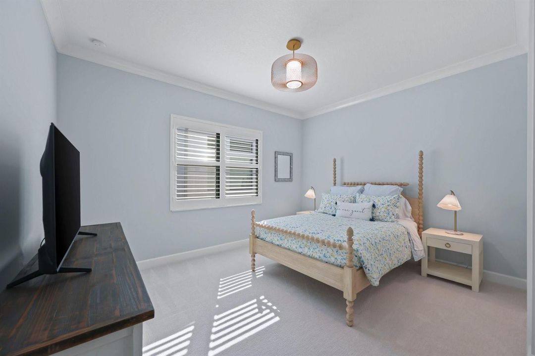 Guest Room with walk-in closet