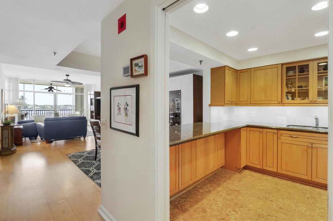 Entry to Kitchen/Living Area