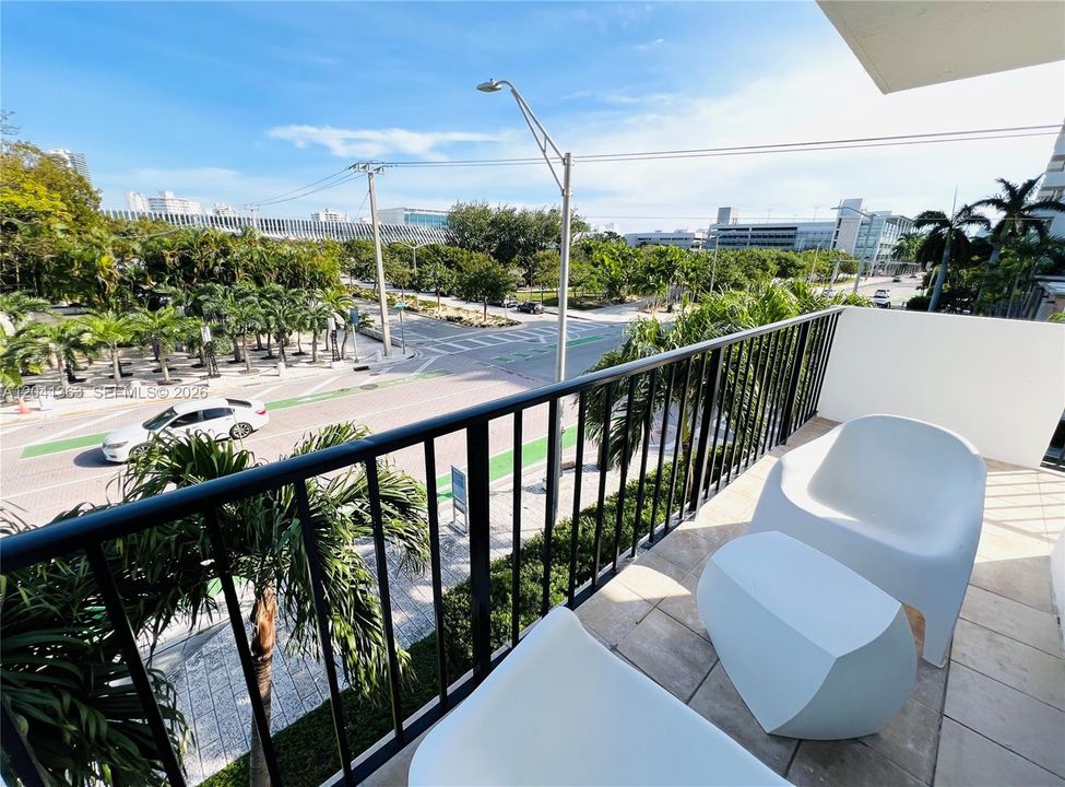 Wrap Around Balcony from Living Room