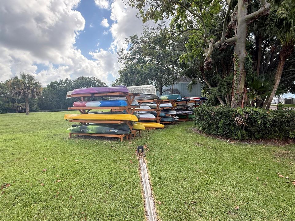 Storage for kayaks/canoes/paddle boards
