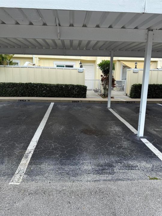 Assigned carport space
