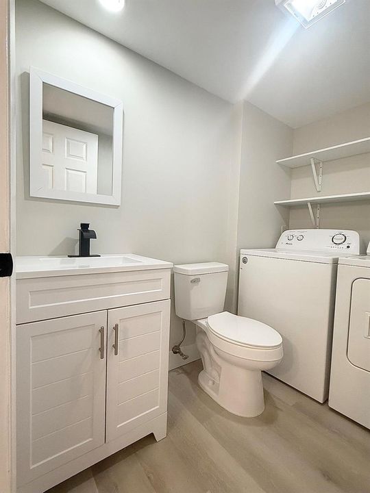half bath and