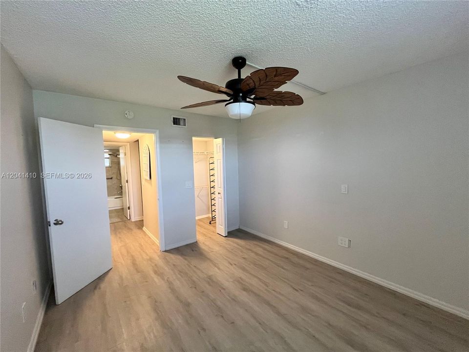 with walk in closet