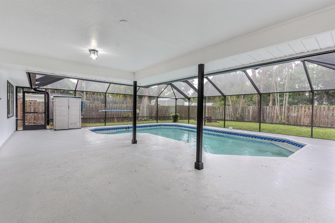 Back Patio with pool