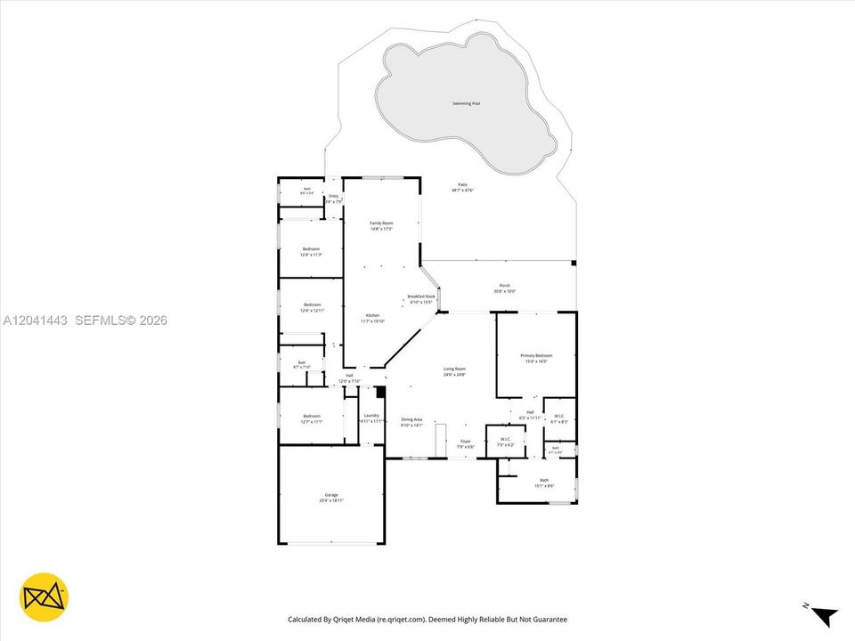 На продажу: $1,340,000 (4 спален, 3 ванн, 2656 Квадратных фут)