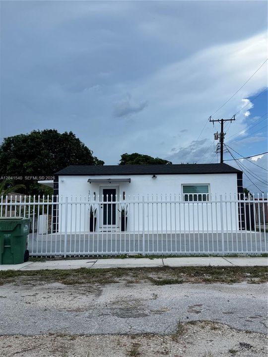Outside fence