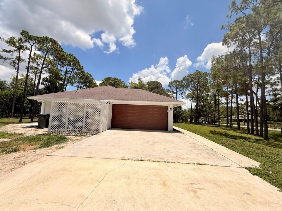 Front garage view