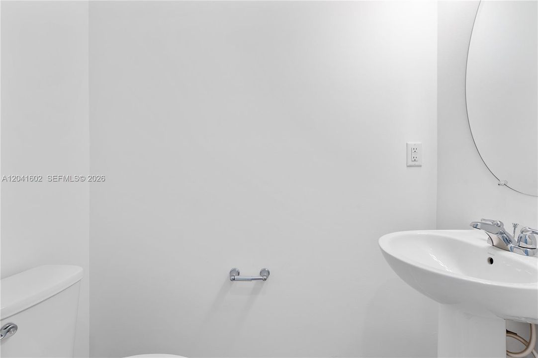 Half Bathroom on 1st Floor