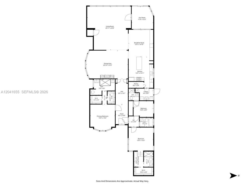 В аренду: $55,000 (3 спален, 4 ванн, 2813 Квадратных фут)