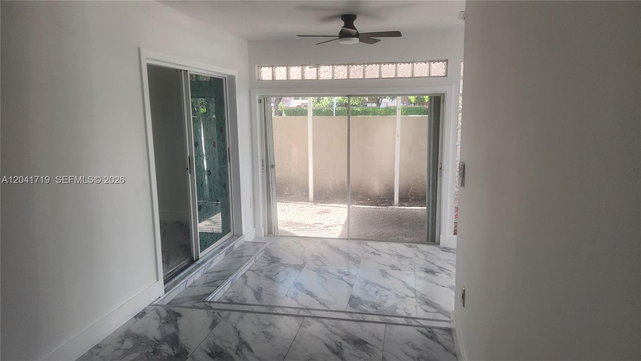 Dinning room view to sitting area