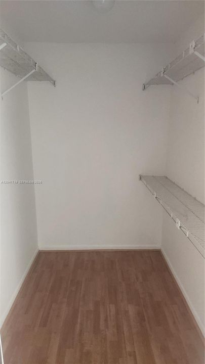 Master walk in closet