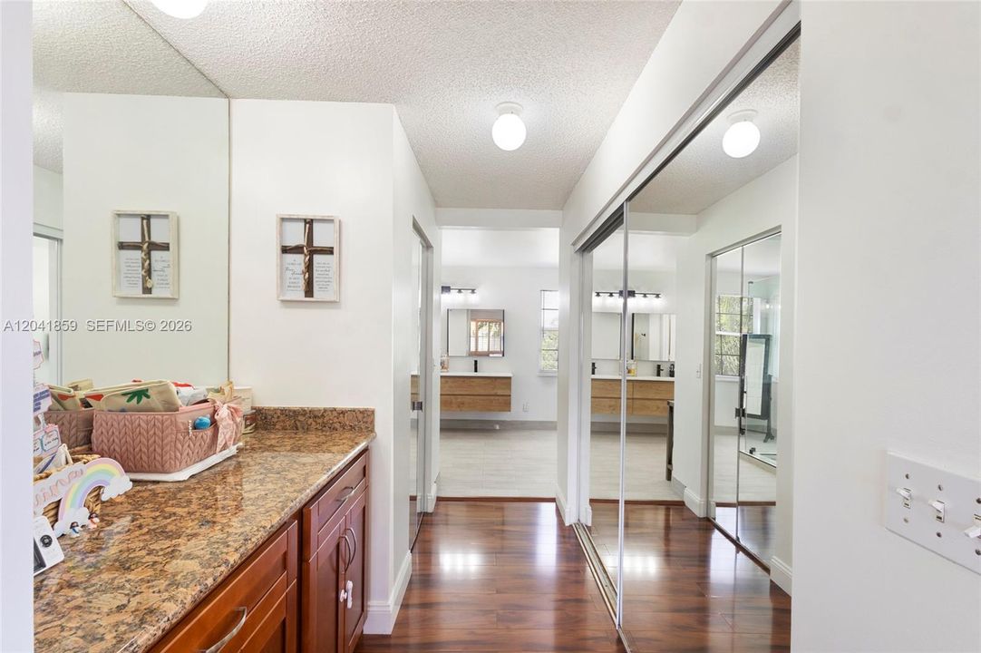 2 Separate Walk-in Closets