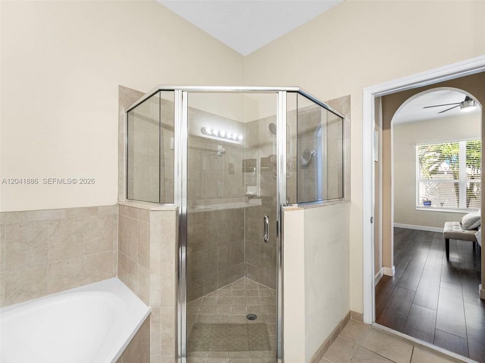 Master Shower.