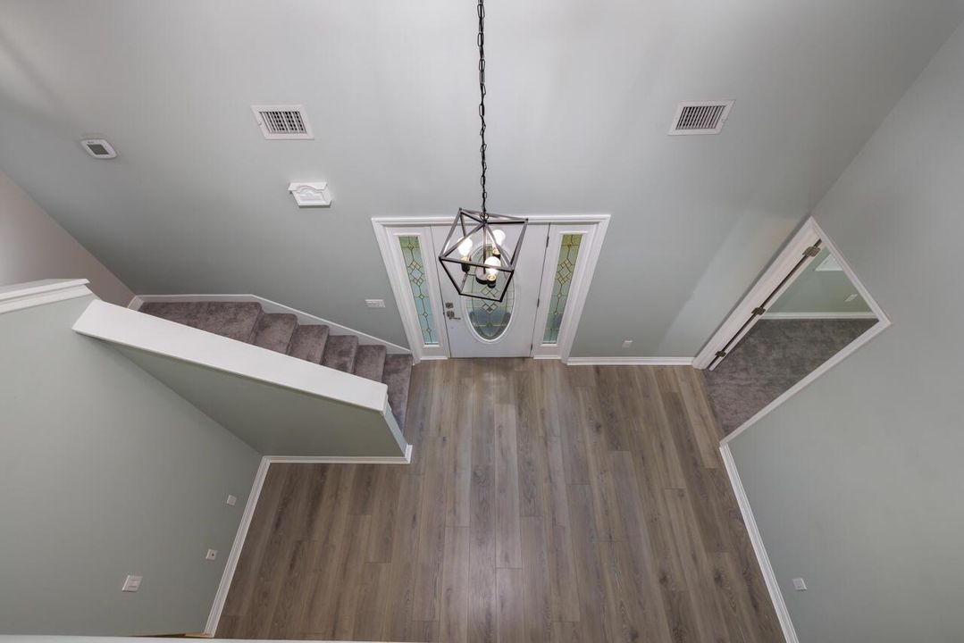 LOOKING DOWN FROM THE LOFT