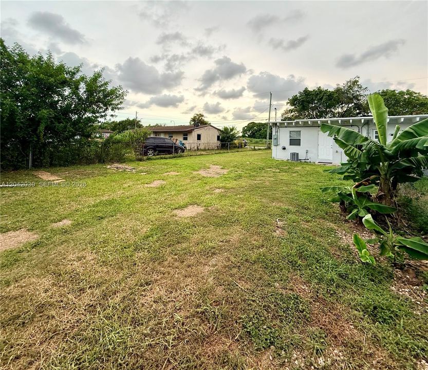 Plenty of backyard for entertaining