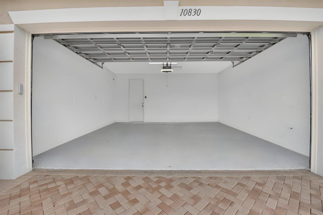 Garage W/ Epoxy Flooring