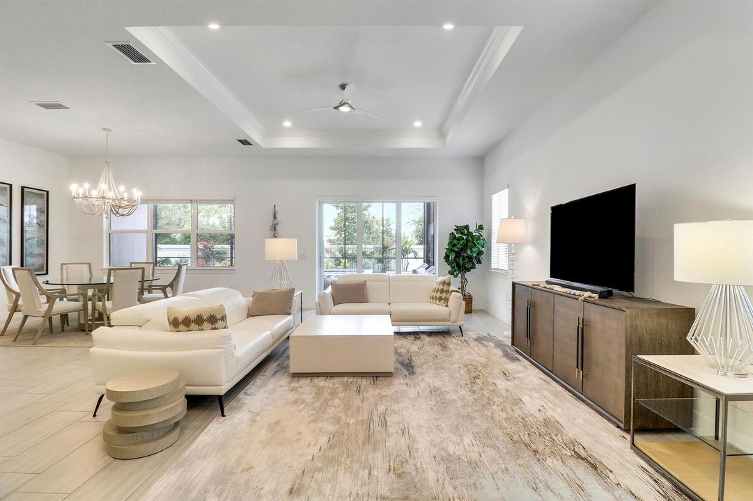 Great Room and Dining Room Area