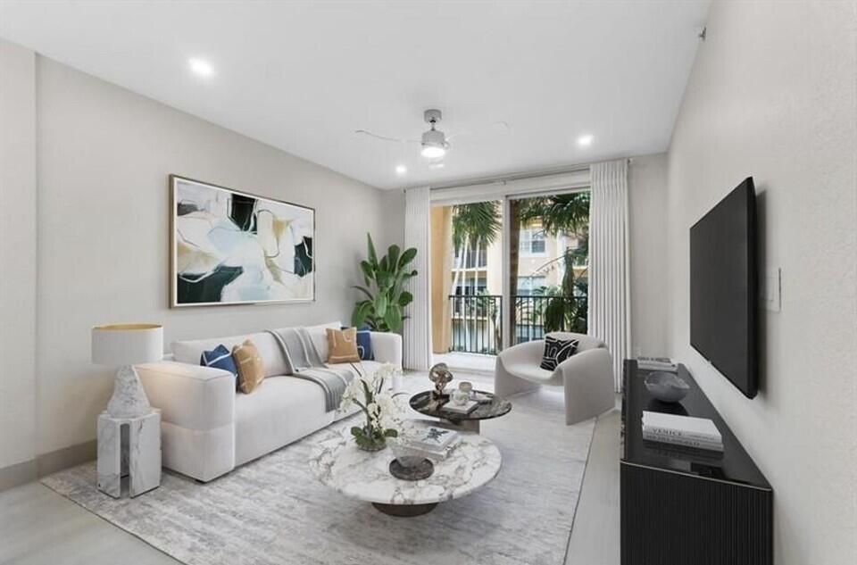 14 - Staged living room