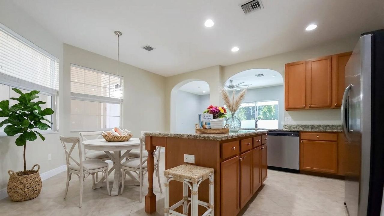 Kitchen Virtually staged