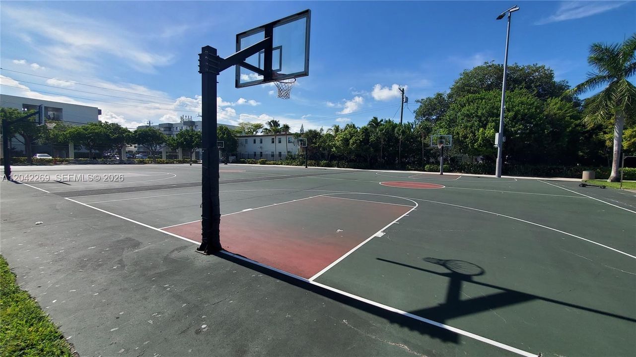 Nearby Park Basketball