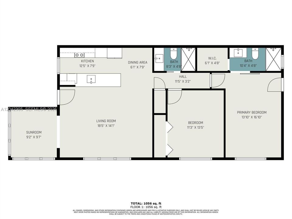 For Sale: $269,900 (2 beds, 2 baths, 1175 Square Feet)