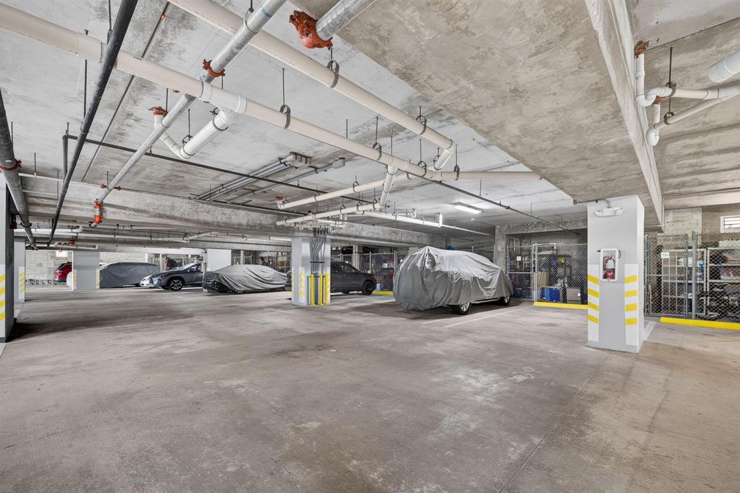 UNDER THE BUILDING PARKING..
