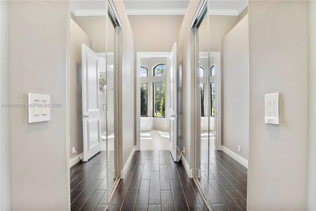 Master Bedroom Closet Entry