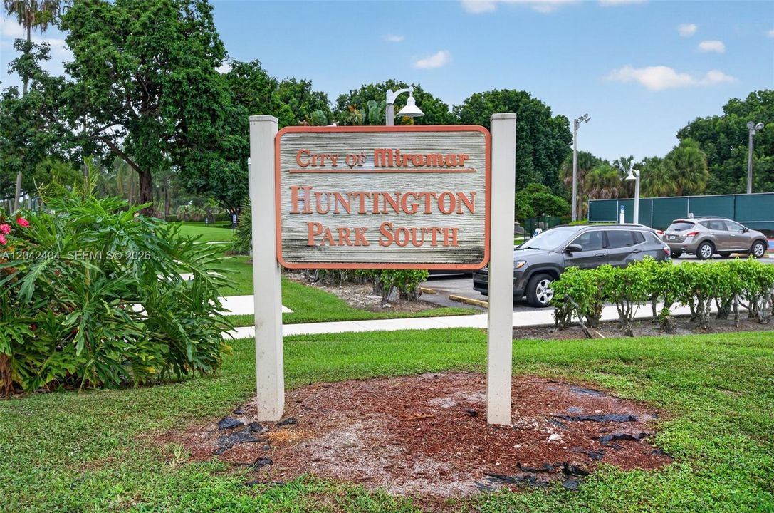 Beautiful community park is less than a mile from the home.