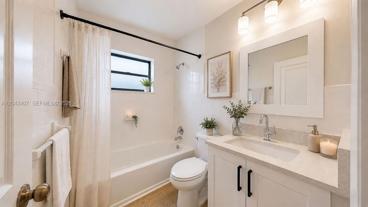 Guest Bathroom Staged