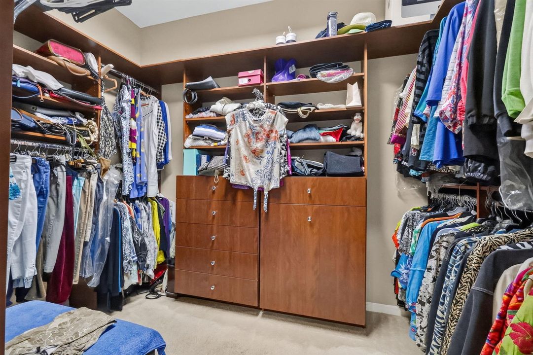 Two Large Custom Closets
