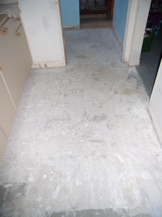 bathroom floor