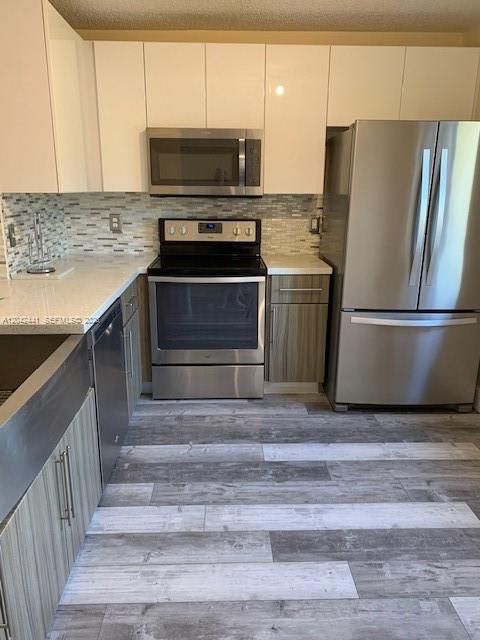 Tastefully remodeled kitchen.
