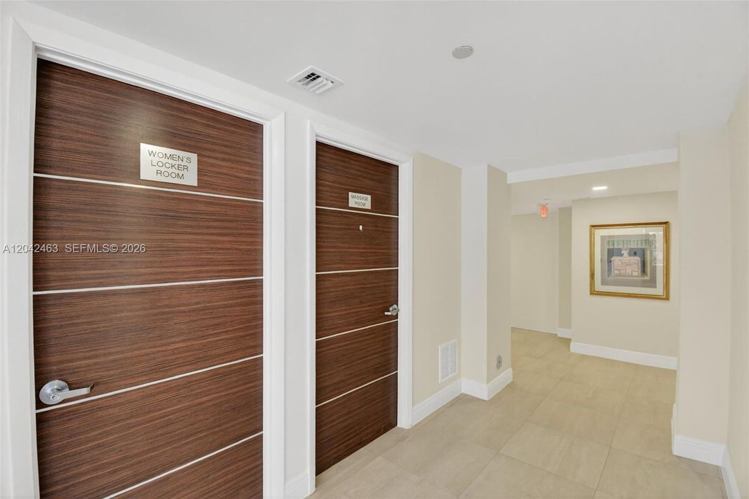 Locker room