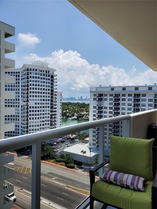 West view from balcony