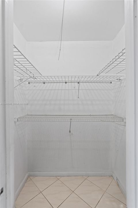 Generously sized pantry for effortless organization