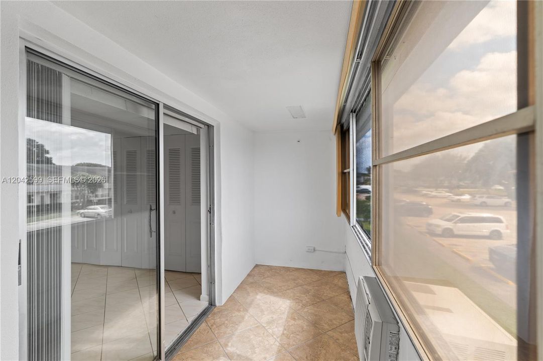 Sliding glass door opens to your inspiring outdoor retreat