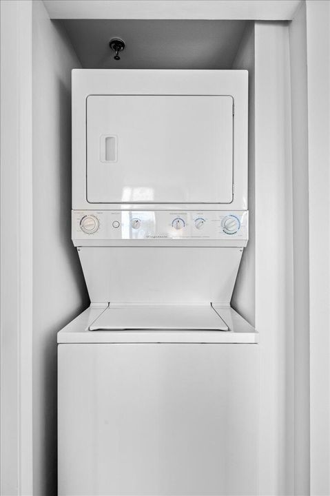 Inside Washer and Dryer