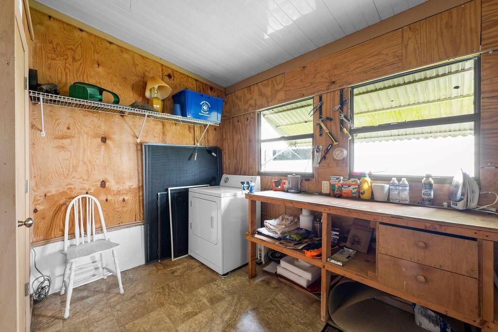 Attached shed