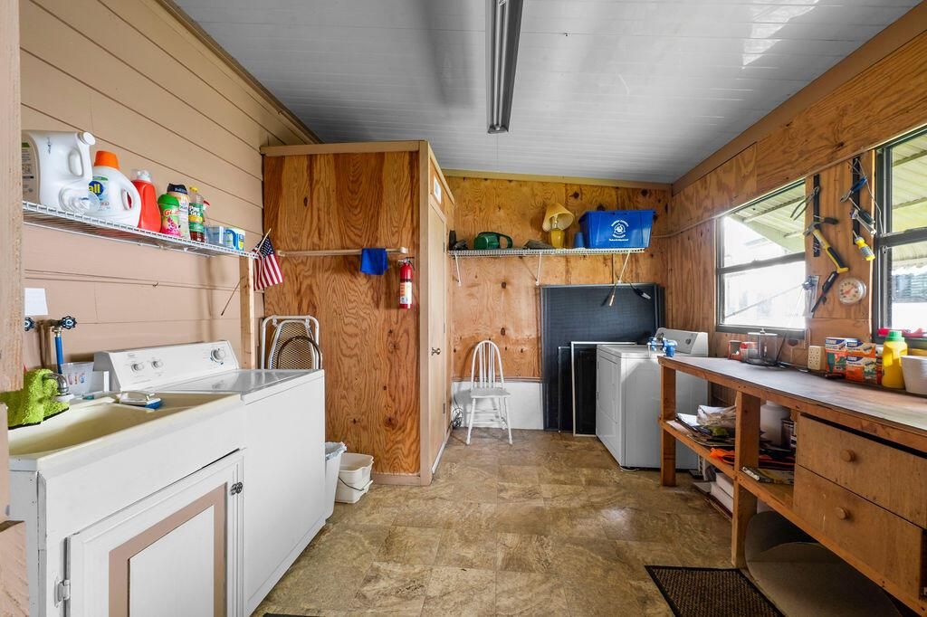 Attached shed
