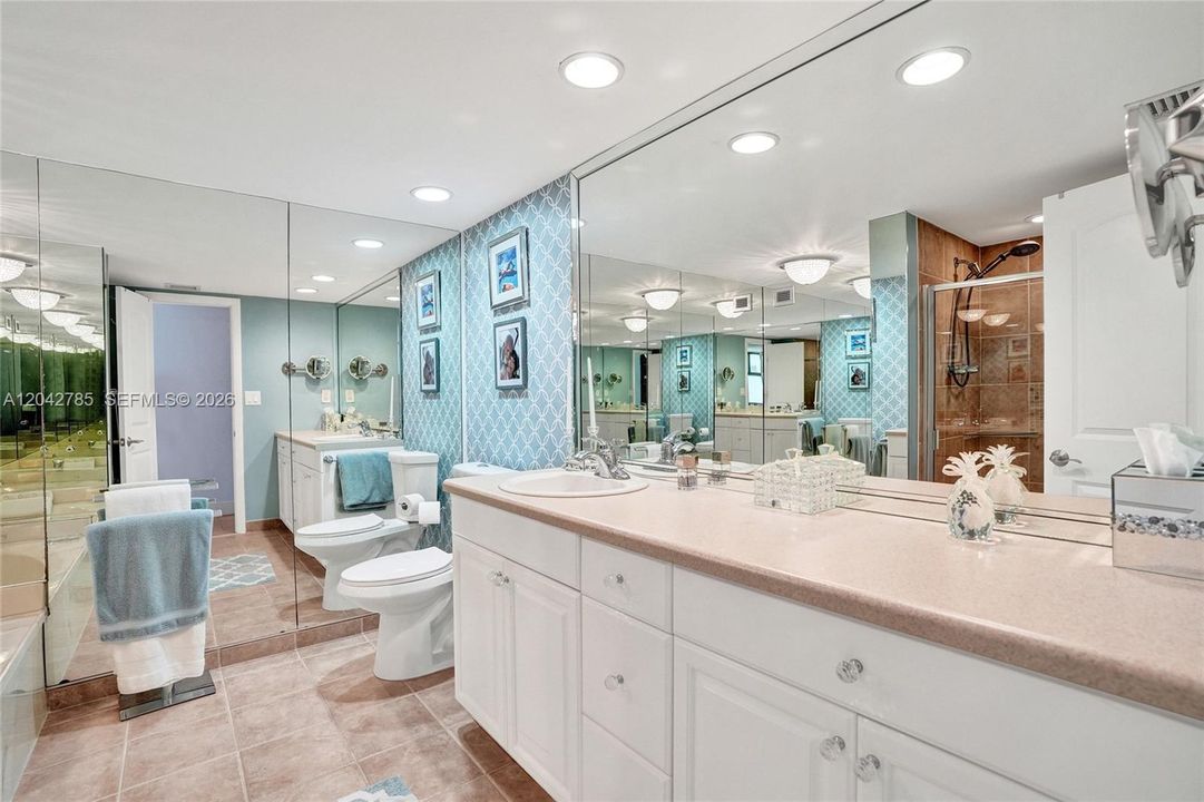 Spacious Primary Bathroom