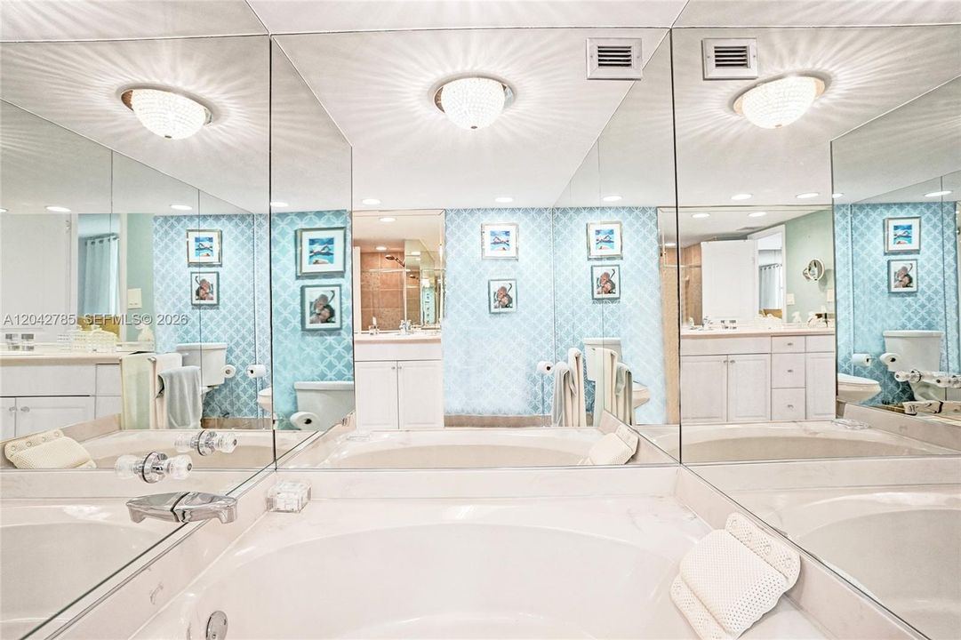 Primary bath luxury tub