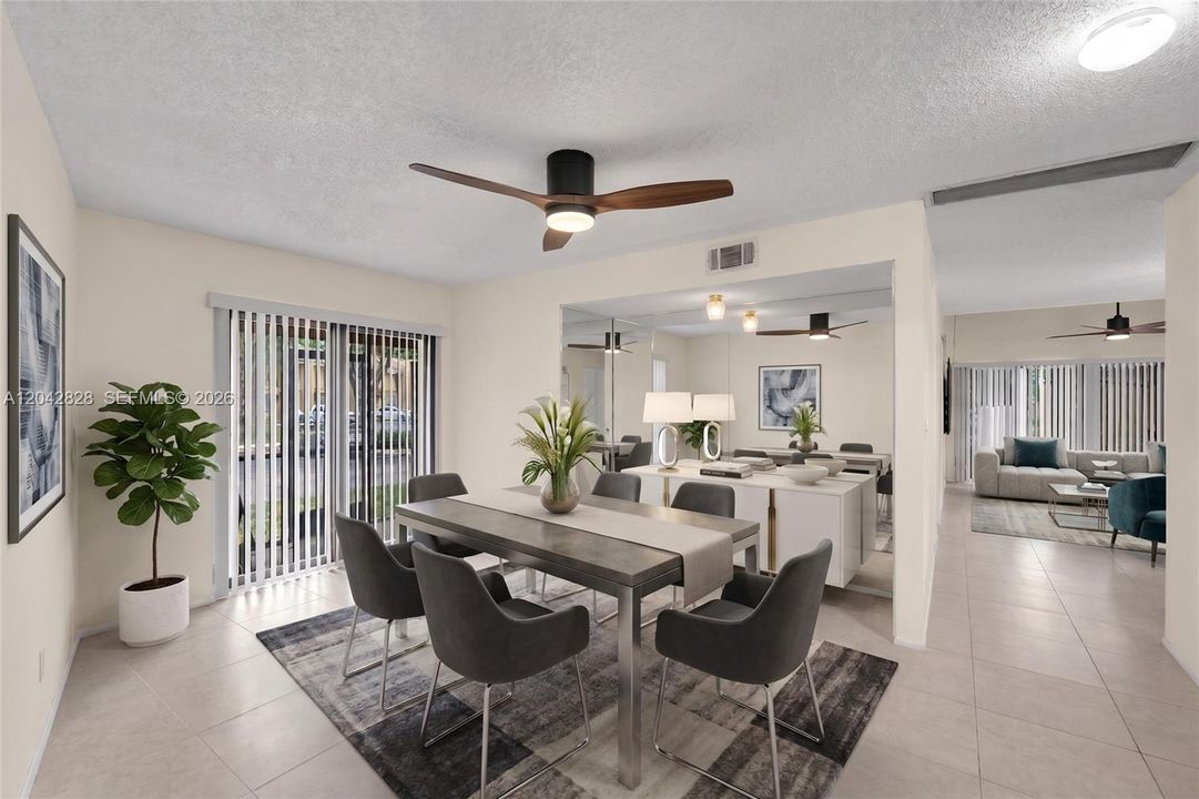 Virtually Staged Dinning Room or Den