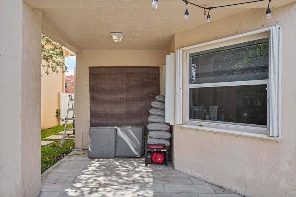Covered patio