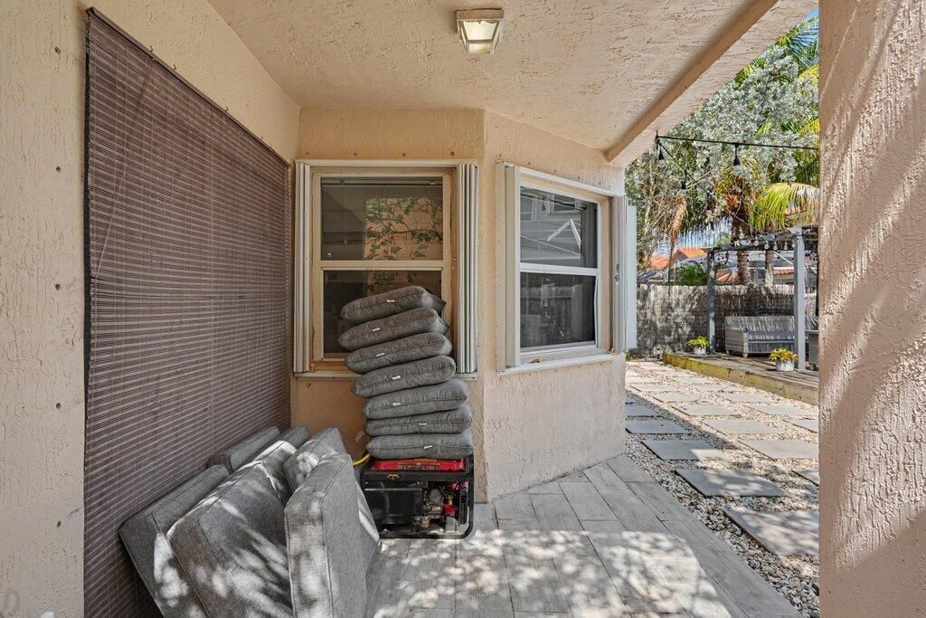 Covered patio