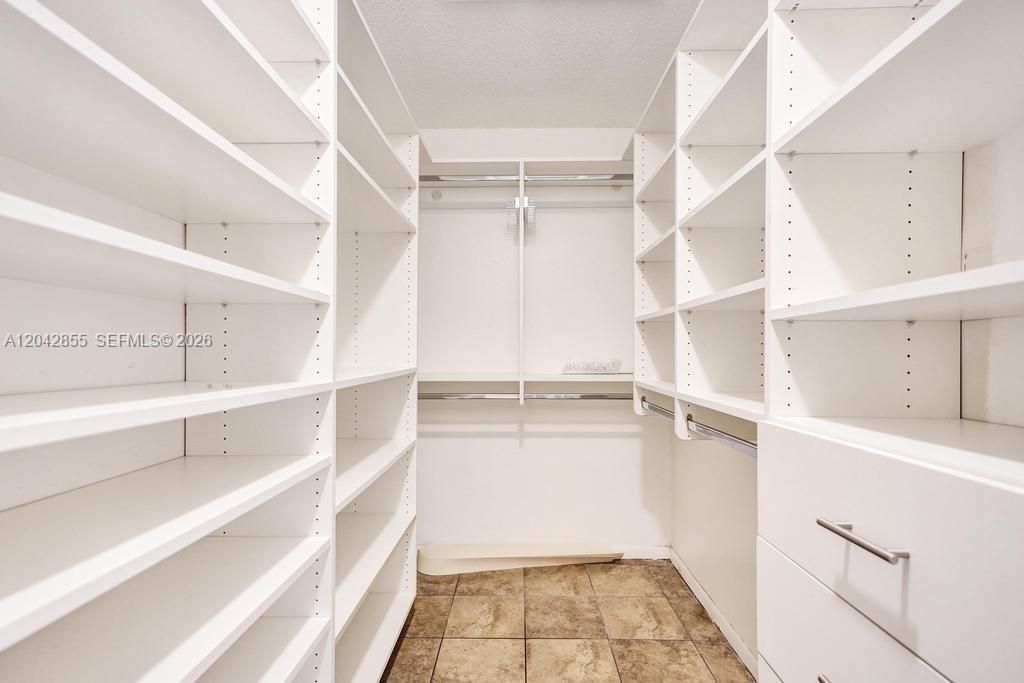 Primary walk-in closet