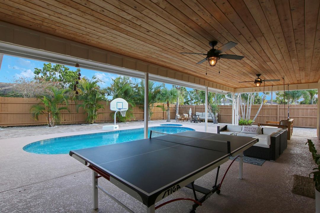 Covered back patio