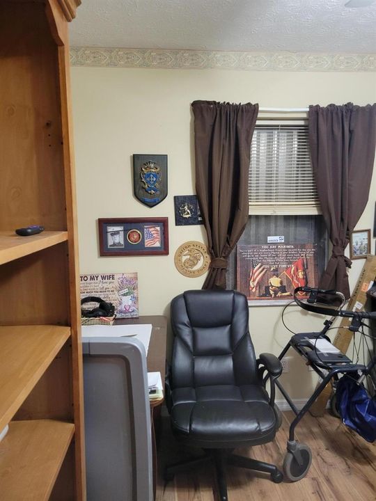 Third bedroom used as office