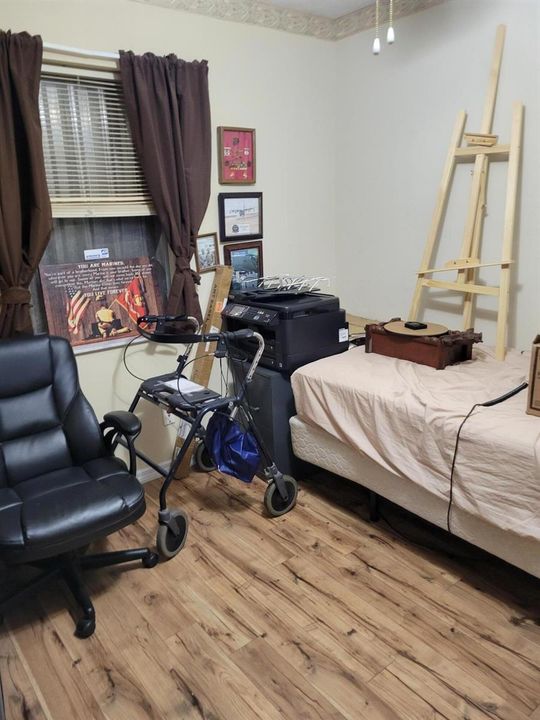 Third bedroom used as office